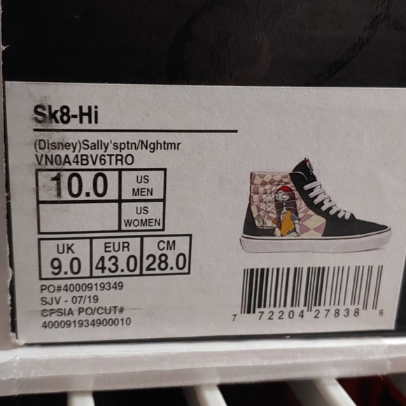 Vans X Disney Nightmare Before Christmas hi top - Picture 9 of 9